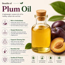 Naturevibe Botanicals Plum Oil 128oz Premium Quality | 100% Pure Cold Pressed | Ideal for Skin Care & Hair Care