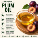 Naturevibe Botanicals Plum Oil 128oz Premium Quality | 100% Pure Cold Pressed | Ideal for Skin Care & Hair Care