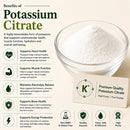 Potassium Citrate 55lb Bulk Pack Premium | Food Grade | Perfect for Supplements, Food & Beverage Applications
