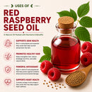 Naturevibe Botanicals Red Raspberry Seed Oil 128oz Premium Quality | 100% Pure Cold Pressed | Ideal for Skin Care & Hair Care