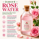 Naturevibe Rose Water Hydrosol | Pure Natural Floral Water