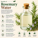 Rosemary Water & Black Raspberry Oil - Bundle of 64 Ounces Each | Hydrating and Nourishing for Skincare and Haircare | Soothes and Calms All Skin Types