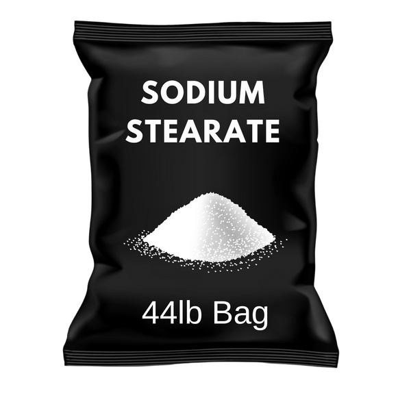 Sodium Stearate (20 kg) | Food Grade | Emulsifier | Thickener  | Fine Powder | Stabililzer | 44lb Bulk Bag