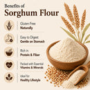 Sorghum Flour 55lb | Food Grade Whole Grain Flour | Ideal for Baking, Cooking & Food Manufacturing