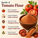 Tomato Powder 55lb | Food Grade Dehydrated Tomato Powder | Ideal for Seasonings, Soups & Food Manufacturing