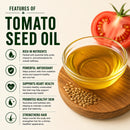 Naturevibe Botanicals Tomato Seed Oil 128oz Premium Quality | 100% Pure Cold Pressed | Ideal for Skin Care & Hair Care