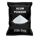 Alum Powder 20LB Pure Bulk Ingredients | Pure Potassium Aluminium Powder | Phitkari | Purifies Water | Natural