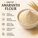 Amaranth Flour 55lb | Food Grade Whole Grain Flour | Ideal for Baking, Cooking & Food Manufacturing