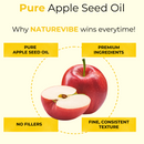 Apple Seed Oil Cold Pressed 100% Pure & Natural Carrier Oil | Hydrating Moisturizing Oil | Perfect for Face Skin Nails