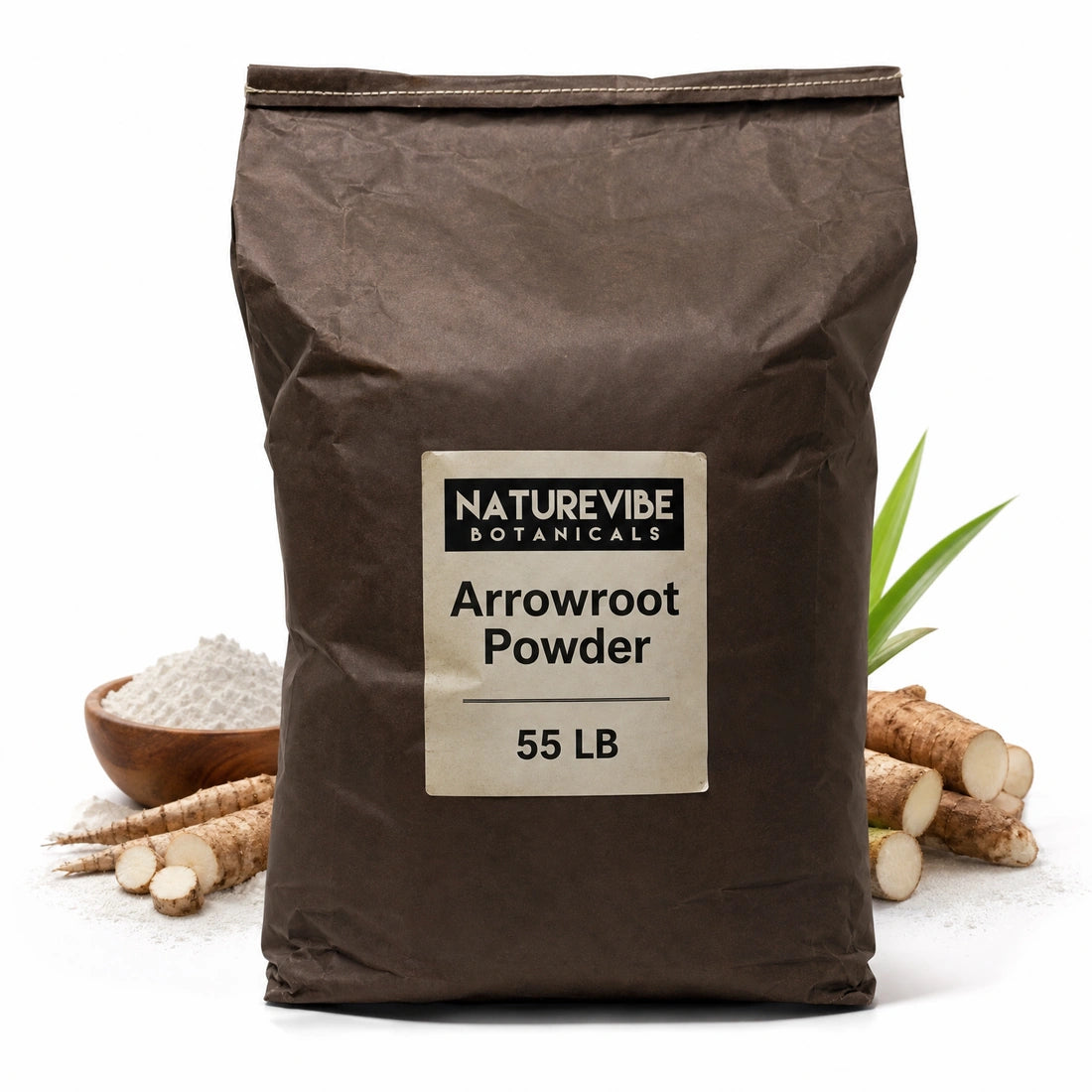 Pure Arrowroot Powder - 25kg Bulk Pack | Premium Quality for Culinary
