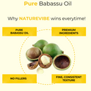 Babassu Oil | 100% Pure and Natural Cold Pressed Body Oil | Great for Skin Care and Hair Care - 128 FL OZ - Health &