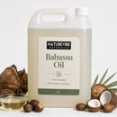 Babassu Oil 5 Liter Bulk Pack | Pure Natural Cold Pressed Oil for Professional & Commercial Use