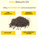 Bakuchi Oil (Babchi Oil) 100% Pure & Natural by Naturevibe Botanicals | Cold Pressed | Skin Nourishment | Used
