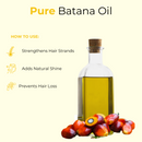 Batana Oil | 100% Pure and Natural Cold Pressed Body Oil | Great for Skin Care and Hair Care - 128 FL OZ - Health &