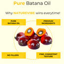 Batana Oil | 100% Pure and Natural Cold Pressed Body Oil | Great for Skin Care and Hair Care - 128 FL OZ - Health &