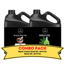 Black Cumin Seed Oil & Amla Oil - Bundle of 64 Ounces Each | Hydrating and Nourishing for Skincare and Haircare