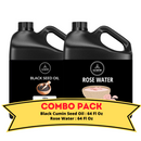 Black Cumin Seed Oil & Rose Water- Bundle of 64 Ounces Each | Hydrating and Nourishing for Skincare and Haircare