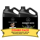 Black Cumin Seed Oil & Rosemary Water- Bundle of 64 Ounces Each | Hydrating and Nourishing for Skincare and Haircare