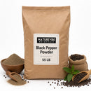 Naturevibe Botanicals Black Pepper Powder 55lb (25kg) Bulk Pack | For Culinary, Seasoning & Food Manufacturing