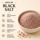 Black Salt (Kala Namak) 55lb | Food Grade Mineral Salt | Ideal for Cooking, Seasoning & Food Manufacturing
