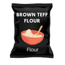 Brown Teff Flour 20lb – Ideal for Gluten-Free Baking & Cooking | High in Fiber & Iron - Food Items