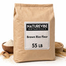 Brown Rice Flour 55lb | Food Grade Whole Grain Flour | Ideal for Baking, Cooking & Food Manufacturing