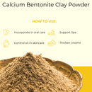 Calcium Bentonite Clay Powder 10lb by Essencea Pure Bulk Ingredients | Deep Pore Detox Face & Hair Mask | 100% Natural