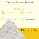Calcium Citrate (25Kg Bag) - 25 Kg