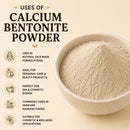 Calcium Bentonite Powder 55lb | Food Grade Natural Clay Powder | Ideal for Food Processing & Industrial Applications