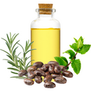 Castor Oil with Rosemary and Peppermint Oil | 100% Pure & Natural Oil | Cold Pressed | Great for Skin Nails & Hair