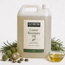 Castor Rosemary Oil 5 Liter Bulk Pack | Pure Natural Castor & Rosemary Oil Blend for Professional & Commercial Use
