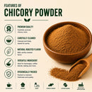 Naturevibe Botanicals Chicory Powder 25kg (55lb) Premium Quality | Ideal for Coffee Substitute, Beverages & Baking