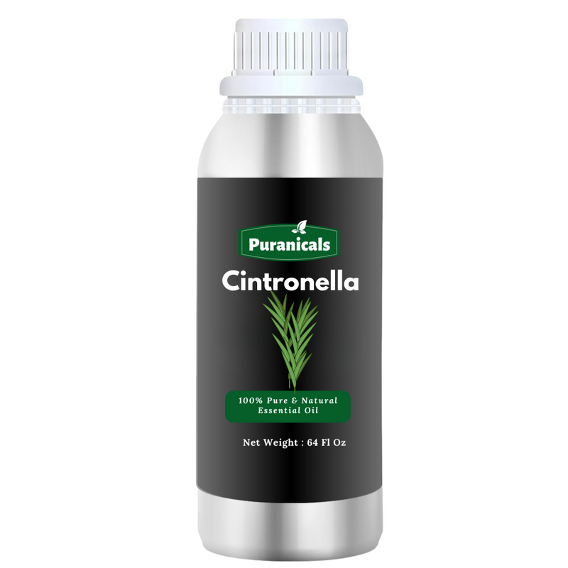 Citronella Essential Oil 64 Fl Ounces 100% Pure & Natural Undiluted Premium Quality Oil - Health & Beauty