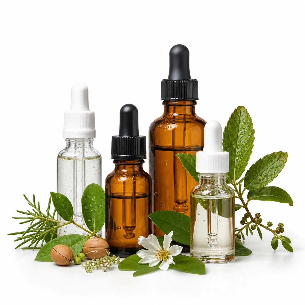 <p>Cold-Pressed<br/>Oils & Hydrosols</p>