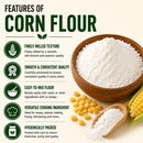 Corn Flour 55lb | Food Grade Fine Corn Flour | Ideal for Baking, Cooking & Food Manufacturing