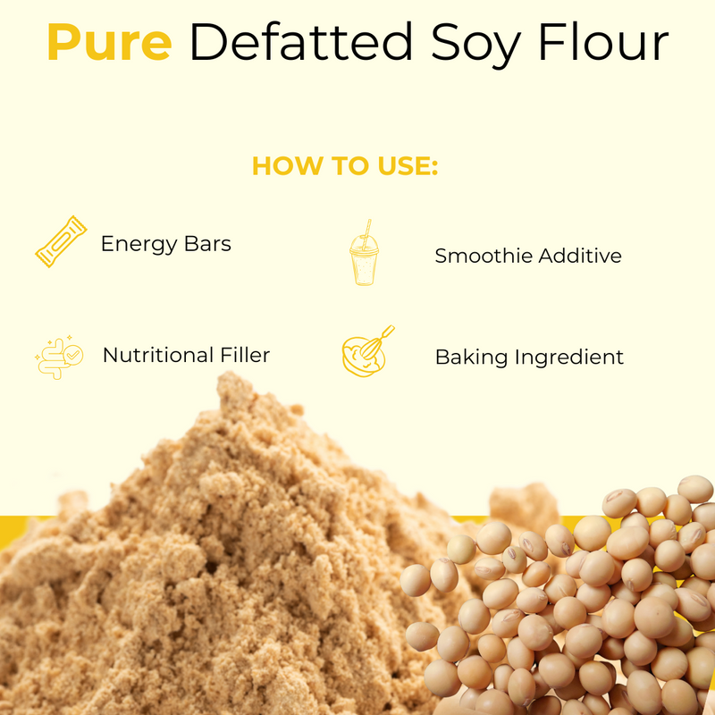 Defatted Soy Flour - 20lbs - Food Items