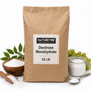 Naturevibe Botanicals Dextrose Monohydrate 55lb (25kg) Bulk Pack | For Beverage, Supplement & Food Manufacturing