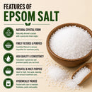 Epsom Salt 55lb | Pure Magnesium Sulfate | Ideal for Bath Soaks, Cosmetic & Personal Care Applications