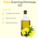 Evening Primrose Oil 100% Pure & Natural Cold Pressed and Unrefined | Loaded with Vitamins & Minerals | Great for Skin