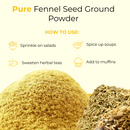 Fennel Seed Ground Powder - Food Items