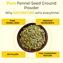 Fennel Seed Ground Powder - Food Items