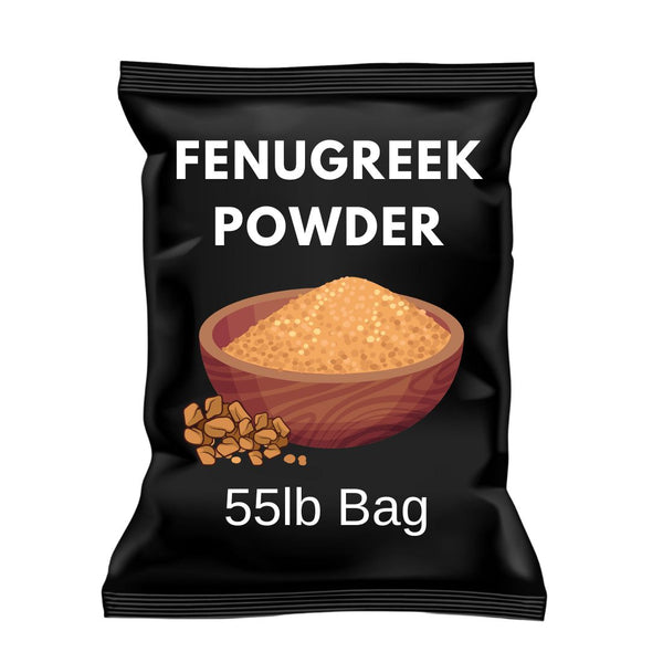 Fenugreek Powder (25 kg) | Food Grade | Methi Dana Powder | for Skin and Hair | 100% Pure and Natural | 55lb Bulk Bag