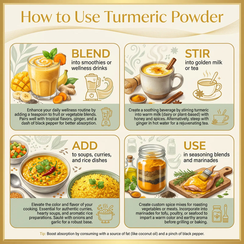 Turmeric Powder Add Turmeric Root Powder | Pure Single-Ingredient Spice