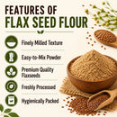 Flax Seed Flour 55lb | Food Grade Ground Flaxseed | Ideal for Baking, Smoothies & Food Manufacturing