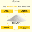 Glycine (25 kg) | Food Grade | Binder | pH stabilizer | Effervescent | 55lb Bulk Bag - Health & Beauty