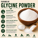 Glycine (25 kg) | Food Grade | Binder | pH stabilizer | Effervescent | 55lb Bulk Bag