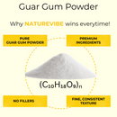 Guar Gum Powder 10LB by Essencea - Health & Beauty