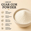Guar Gum Powder 55lb | Food Grade Thickening Agent | Ideal for Baking, Sauces & Food Manufacturing