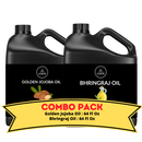 Jojoba Oil & Bhringraj Oil - Bundle of 64 Ounces Each | Hydrating and Nourishing for Skincare and Haircare | Soothes