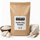 Kaolin Clay Powder 55 lb (25 kg) Bulk Bag | Wholesale White Cosmetic Clay Supplier